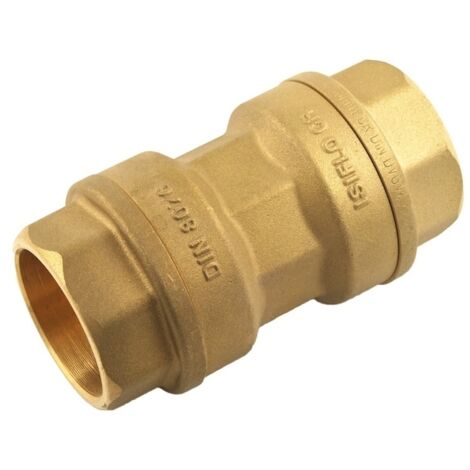 Jonction laiton égal à serrage extérieur 100- Diamètre : 25 mm - ISIFLO