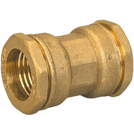 Jonction laiton égale compression ACS PE Ø25