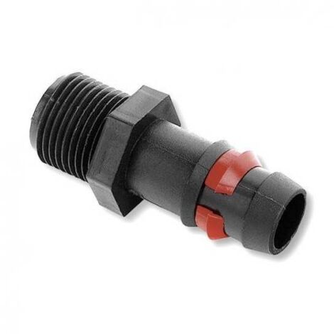 Jonction mâle de securité pour micro irrigation 3/4-16mm
