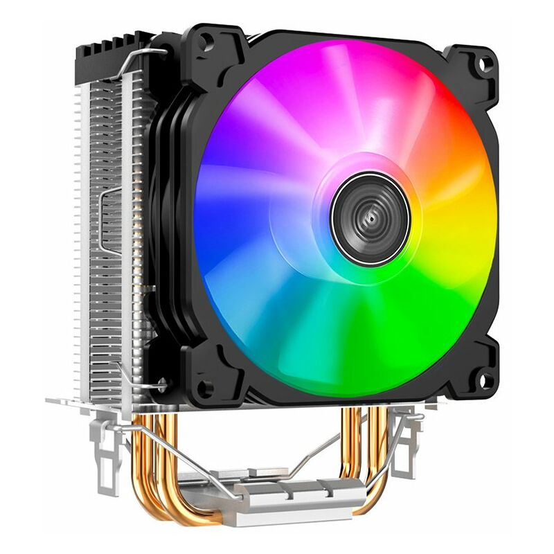 

LED CPU Ventilador de refrigeracion del radiador 2 tubos de calor Torre CPU Cooler CR-1200 Reemplazo para Intel LGA1200 / Intel 1151 / AMD AM4 / FM2