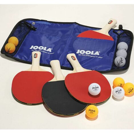 JOOLA Tischtennisschläger Set Carat Tischtennis Schläger Bälle Ping Pong 54833 