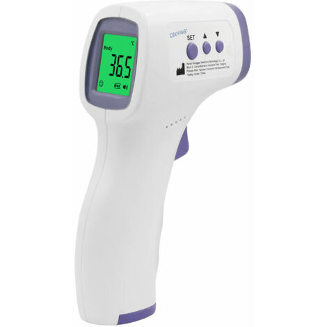 JOORRTThermomètre frontal Thermomètre sans contact Thermomètre infrarouge médical Écran LCD Fonction de mémoire Enfants Bébé Adulte Objet Thermomètre