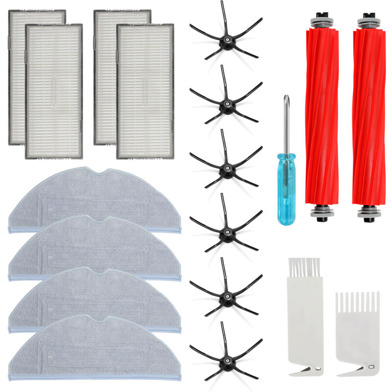 Jopassy - 19pcs Accessoires pour Roborock S7 S7 + S7 Plus S7 Max T7s T7s Plus Robot