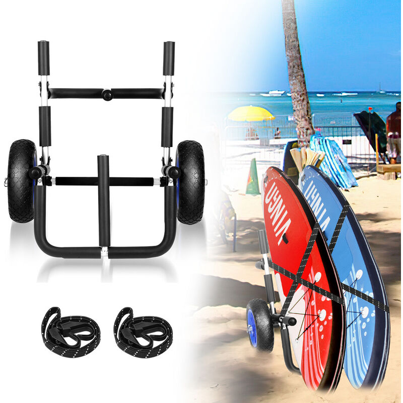 Chariot de surf Chariot pour sup Stand Up Paddle paddle, planche de surf, transport, chariot kayak, alu - Jopassy