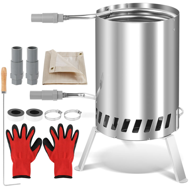 Chauffage piscine Chauffage de l'eau Spirale de chauffage de piscine Spirale 30x60cm - Jopassy