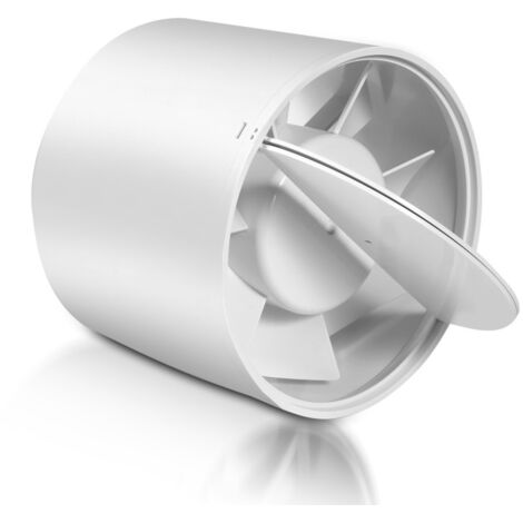 Jopassy Estrattore d'aria silenzioso da 100 mm, ventilatore da condotto a basso consumo energetico da 12 W per ventilare i residui