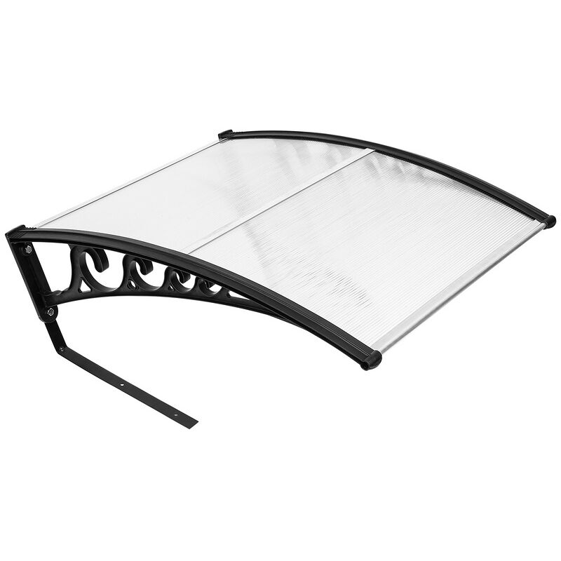Garage de tondeuse pour Robot Abri 105x85x50 cm Toit transparent Cadre en acier noir Garage pour tondeuse Protection extérieure - Jopassy