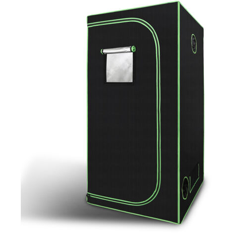 Jopassy Growbox Serra Tenda per la coltivazione di piante da interno Tenda per la coltivazione Armadio per la coltivazione Camera oscura Propagatore Armadio per la coltivazione, 60x60x180 cm