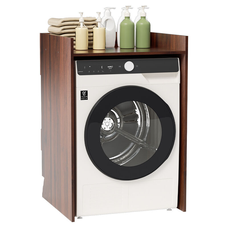 Meuble pour machine à laver Armoire de rangement pour machine à laver Marron 97x66x62cm - Jopassy