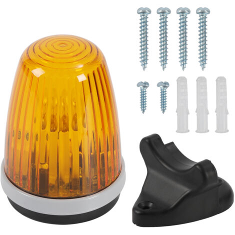Jopassy Motorizzazione per cancello scorrevole Luce lampeggiante arancione Automazione cancello garage Apriporta cancello scorrevole