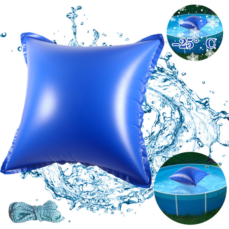 Oreillers gonflables de housse de piscine hors sol 122 x 122 x 60 cm, Coussin d'air pour piscine, Coussin de piscine 1pcs - Jopassy