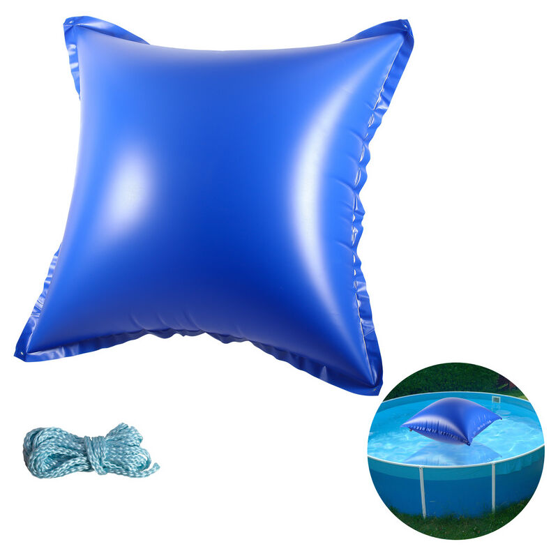 Oreillers gonflables de housse de piscine hors sol, Coussin d'hiver pour bâche de piscine hivernage 122 x 122 x 60 cm 1pcs - Jopassy