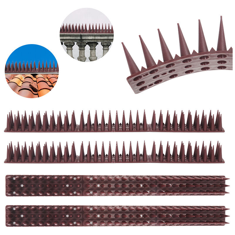 Jopassy Pigeon Répulsif Oiseau Pointes anti-pigeons, set plastique anti-pigeons pour balcon, répulsif pour pigeons 12pieces