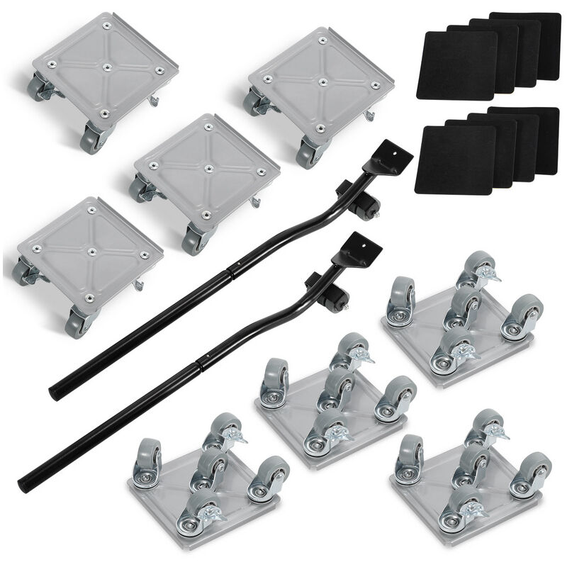 Roulettes pour meubles Lève-meubles Transporteur de meubles Roulettes pour meubles Manipulation de meubles Jeu de 8 pièces - Jopassy