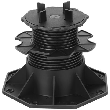 Jopassy Set di 10 piazzole regolabili per terrazza Plot piazzole regolabili per terrazza 65-140 mm