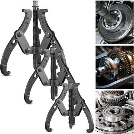 Jopassy Set di estrattori per cuscinetti da 3 pezzi, estrattore interno, estrattore esterno, cuscinetto a sfere, utensile per estrazione interna