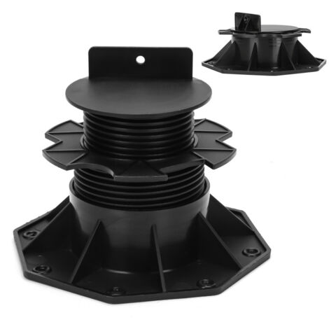 Jopassy Tassello regolabile per terrazza da 60 a 140 mm - Set da 20 tasselli