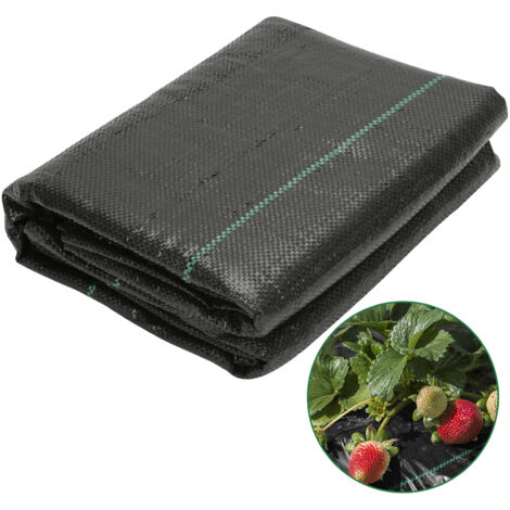 Jopassy Tessuti pacciamatura 100x10000cm, tessuto antierbacce 100g/m2, 100 m², tessuti non tessuti