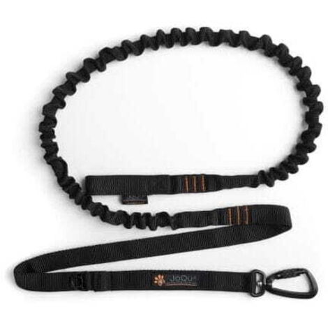 JoQu® Canicross Rope Shock Schwarzes Hundeseil