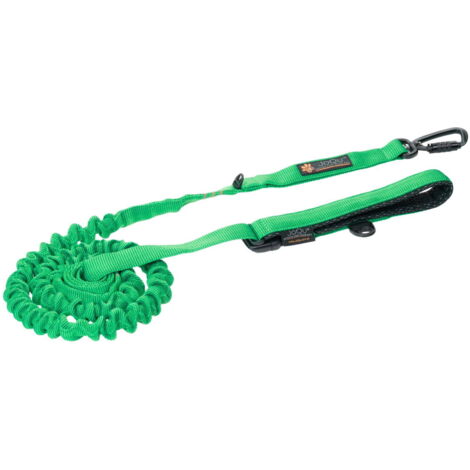 JoQu® Ultra Strong Runners Stoßdämpfende Hundeleine, Grün