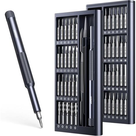 JOREST 50 en 1 Kit De Tournevis de Précision, Mini Set Outils Portables Avec Torx, Tournevi Triangle, Cadeaux Homme, Pour Macbook, iphone, Nintendo Switch, Ps4, Ps5, Laptop, Lunettes, Montres, Toy