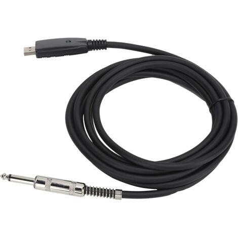 JORINDO JD6222 USB-Gitarrenkabel – USB-Stecker auf 6,35-mm-Audioadapter – 3 Meter