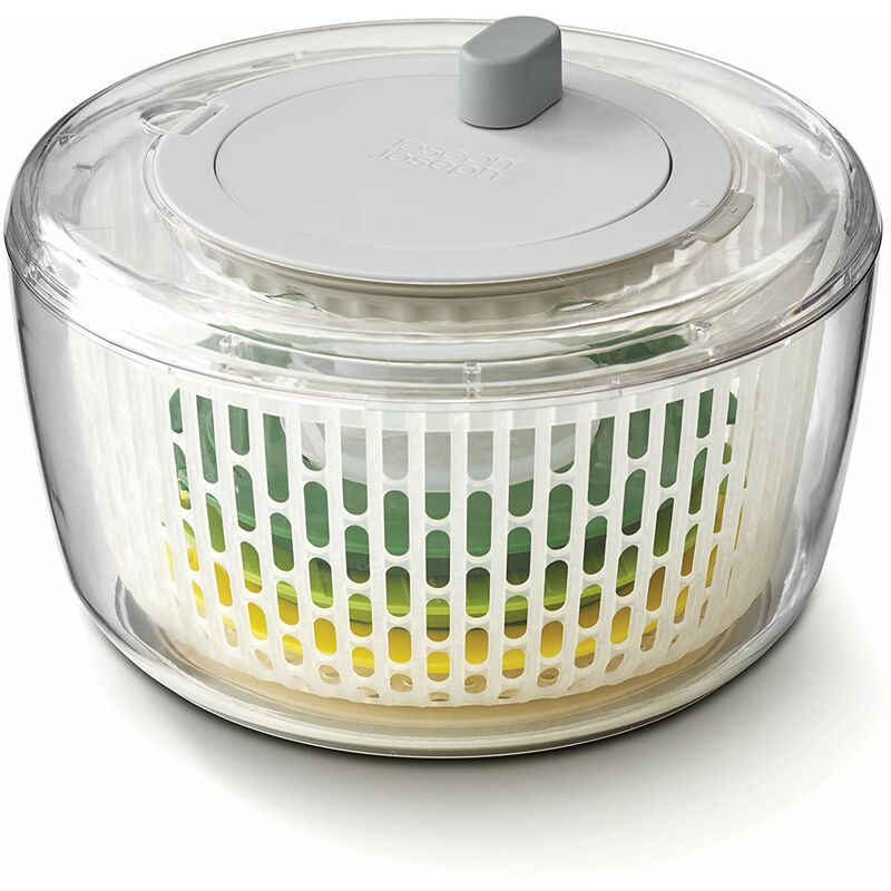 Image of Joseph Joseph Multi-Prep 4-Piece Salad Making Set, Multi-Coloured, centrifuga per insalate, taglierina a spirale, affettatrice e grattugia, design