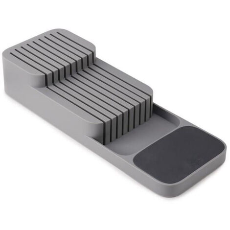 Joseph Joseph DrawerStore range couteaux 2 niveaux gris