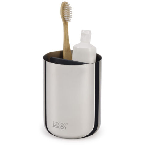 Joseph Joseph EasyStore Luxe Zahnbürstenhalter Edelstahl