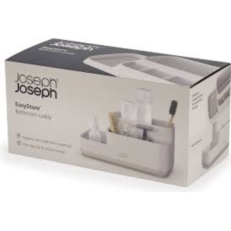 Joseph Joseph EasyStore Organisateur de Salle de Bain Blanc