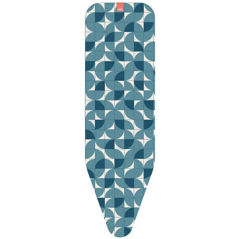 Image of Flexa - Copri asse da stiro elasticizzato di ricambio da 135 cm, compatibile con tutti i modelli - Mosaico blu - Joseph Joseph