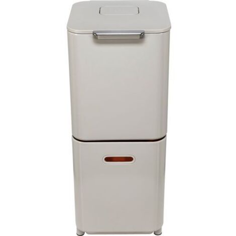 Joseph Joseph Mülleimer Totem 40 L Steingrau