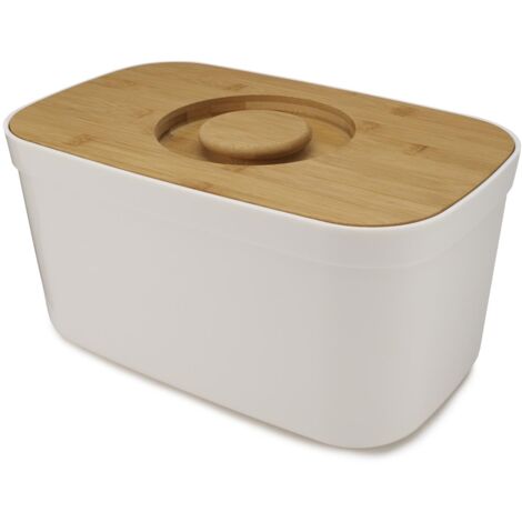 Joseph Joseph Porta Pane con Coperchio e Tagliere Bianco