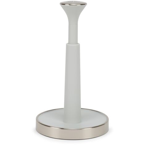 Joseph Joseph Push&Tear Portarotolo da cucina facile da strappare (altezza massima del rotolo da cucina di 24 cm), Beige