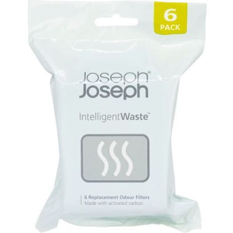 Joseph Joseph schwarz Pack Ersatzgeruchsfilter 6 Stück