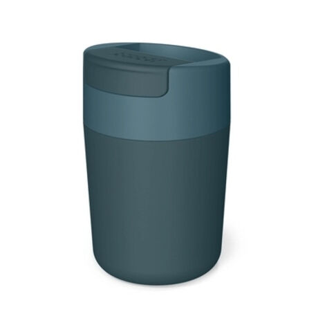 Joseph Joseph Sipp Reisebecher Klappdeckel 340 ml blau