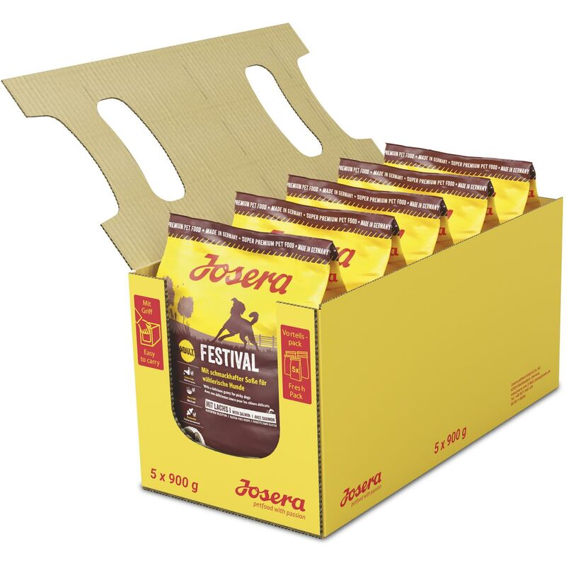 

Pack Sacos Perro Festival 5x900 g - Josera