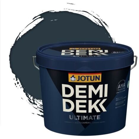 JOTUN - Peinture Bois, Lasure Opaque pour Extérieur et Intérieur Satinée - DEMI DEKK ULTIMATE - RAL 5008 - Bleu Gris - 3L
