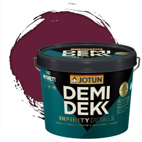 JOTUN - Peinture Bois, Lasure Opaque Satinée - RAL 4004 - Violet Bordeaux - 3L