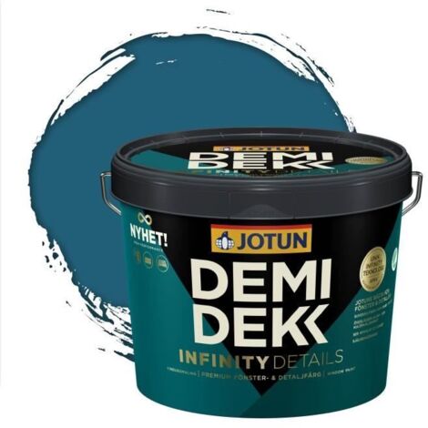 JOTUN - Peinture Bois, Lasure Opaque Satinée - RAL 5009 - Bleu Azur - 3L