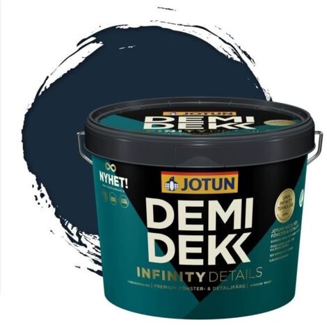 JOTUN - Peinture Bois, Lasure Opaque Satinée - RAL 5011 - Bleu Acier - 3L