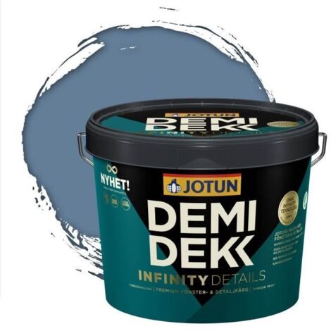JOTUN - Peinture Bois, Lasure Opaque Satinée - RAL 5014 - Bleu Pigeon - 3L