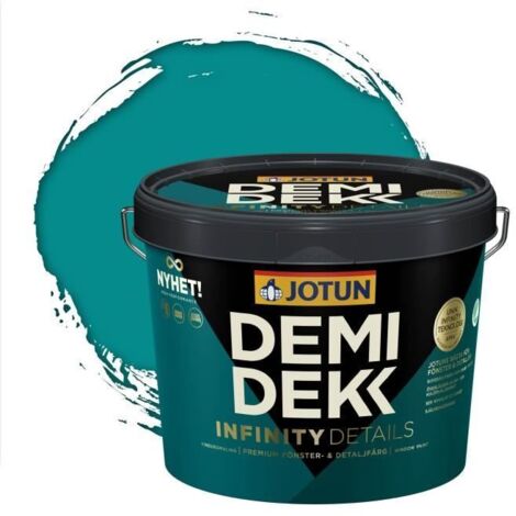 JOTUN - Peinture Bois, Lasure Opaque Satinée - RAL 5018 - Bleu Turquoise - 3L