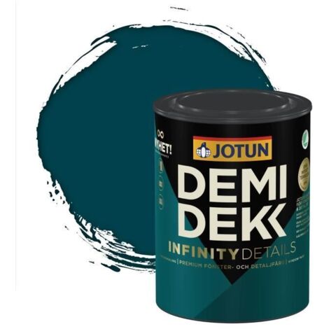 JOTUN - Peinture Bois, Lasure Opaque Satinée - RAL 5020 - Bleu Océan - 0,75L