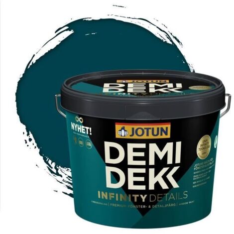 JOTUN - Peinture Bois, Lasure Opaque Satinée - RAL 5020 - Bleu Océan - 3L