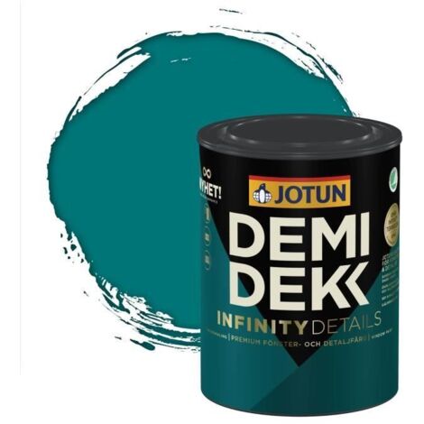 JOTUN - Peinture Bois, Lasure Opaque Satinée - RAL 5021 - Bleu D'eau - 0,75L