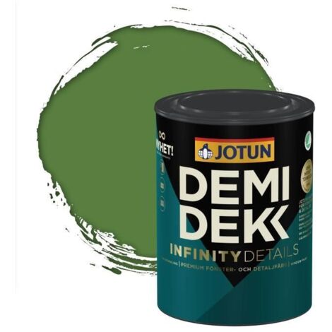 JOTUN - Peinture Bois, Lasure Opaque Satinée - RAL 6017 - Vert Mai - 0,75L