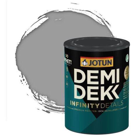 JOTUN - Peinture Bois, Lasure Opaque Satinée - RAL 7004 - Gris de Sécurité - 0,75L