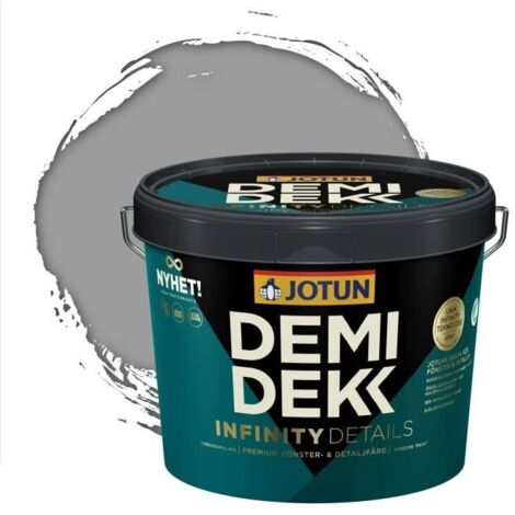 JOTUN - Peinture Bois, Lasure Opaque Satinée - RAL 7004 - Gris de Sécurité - 3L