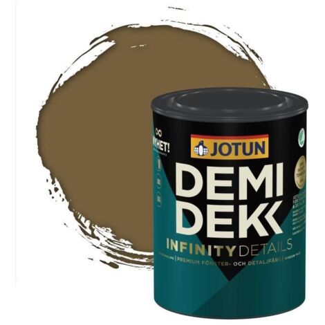 JOTUN - Peinture Bois, Lasure Opaque Satinée - RAL 7008 - Gris Kaki - 0,75L